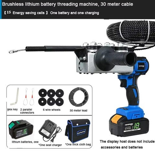 ya 26 7.28.3 Lithium Threading Machine Threading Tool Universal Electrician Pay-off Leadi