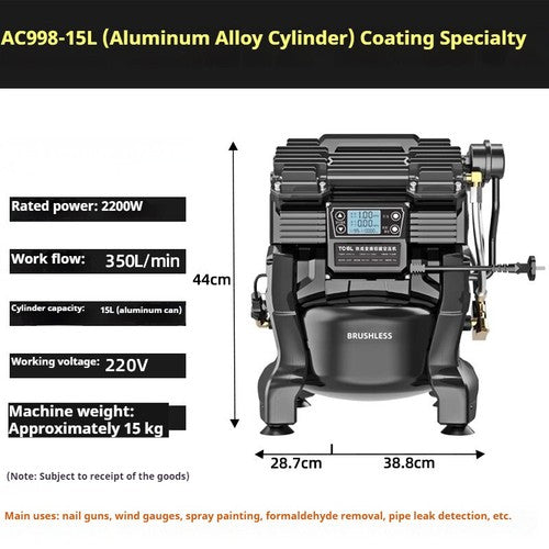 ya 26 8.1 Small Air Pump Variable equency Inverter Compressor Portable Oil-ee Mutep