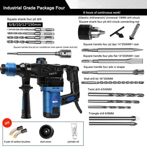 ya 26 8.1 Industrial Double Electric , High Power Drill Electric Drille