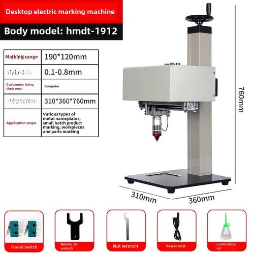 ya 26 8.1 Laser Pneumatic Electric Marking Machine Metal meplate Engraving Machines
