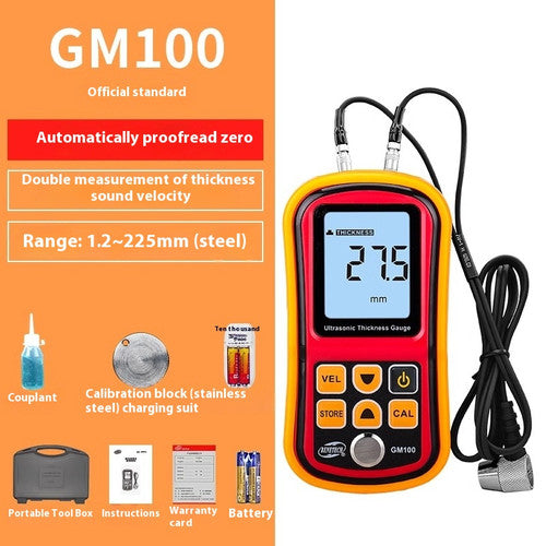 ya 26 8.1 Ultrasonic Thickness Gauge Metal Plastic Ceramic Glass Aluminum Copper Glycerine