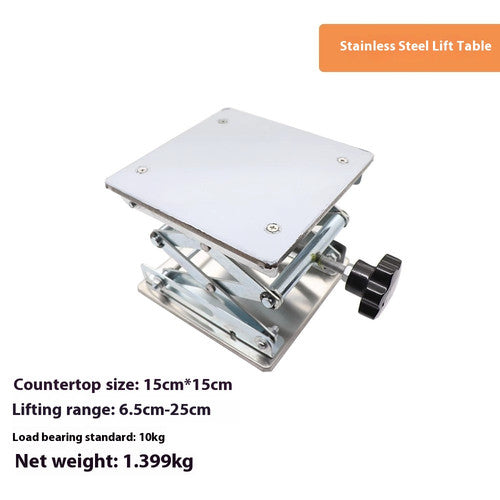 ya 26 7.28.2 Stainless Steel Aluminum Oxide Lift Table Leveler Small Manual Platform Lifterx