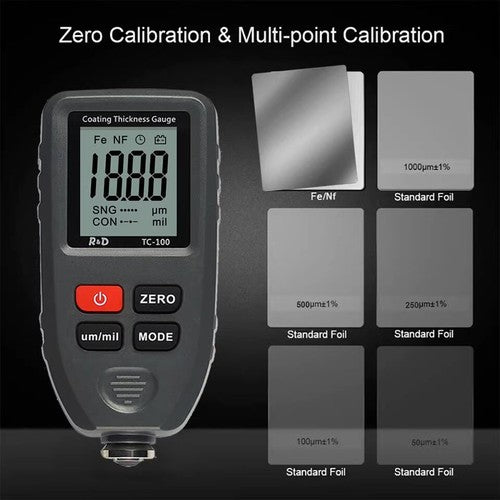 ya 26 8.1 Automotive Paint Coating Thickness Gauge Paint Film Gauge High Pisionb