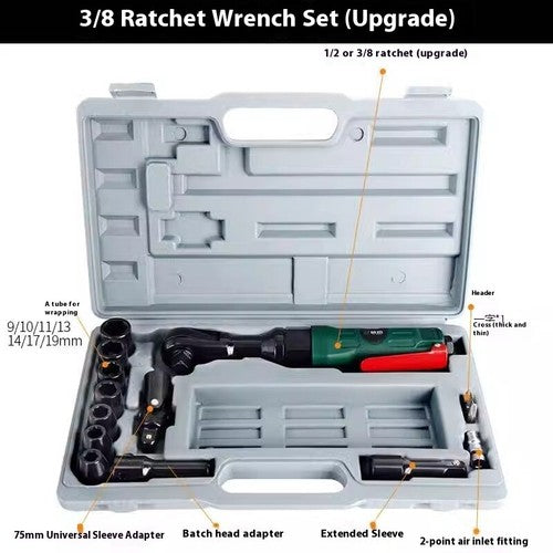ya 26 7.28.2 Pneumatic Ratchet 90 De Large Torque 1/2 Inch 3/8 Inch L Right Angleb