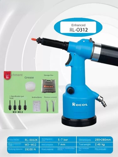 ya 26 7.28.3 Professio l Industrial Grade M312 Pneumatic Hydraulic Rivet Nut Fullyf