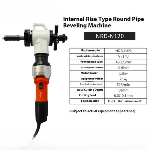 ya 26 8.1 Round Pipe Chamfering Machine Stainless Steel Pipe Edge Milling Machineh
