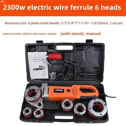ya 26 7.28.3 Manual Electric Threading Machine Iron Pipe 4-point Hose Hinge Pullerb