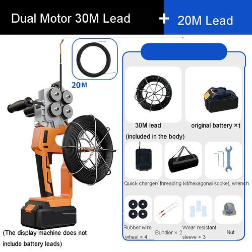 ya 26 8.1 Electric Threading Machine Stringing Hydropower Electrician Conduit Wire Pullingb