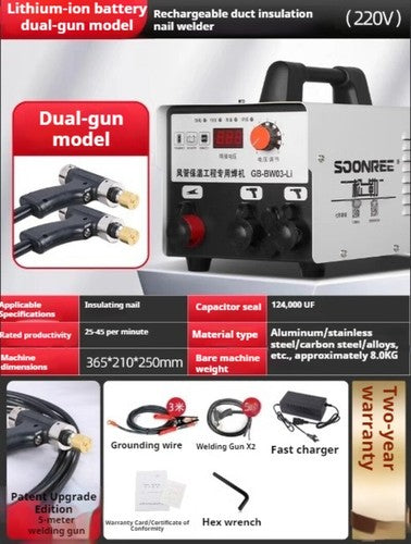 ya 26 8.1 RSR-1600/2500 Capacitor Discharge Stud Welder Bolt Tag Welder Seed Weldere
