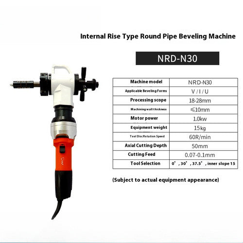 ya 26 8.1 Round Pipe Chamfering Machine Stainless Steel Pipe Edge Milling Machinee