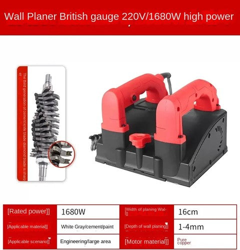 ya 26 8.1 Fully Automatic Wall Grinder Electric Planer Efficient Wall Planing Concretej