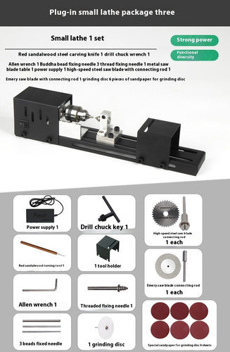 ya 26 7.28.3  ature Beads Small Lathe Bead Machine DIY Woodworking Lathej