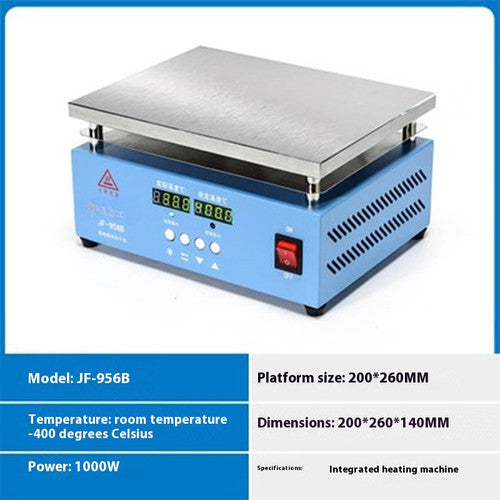 ya 26 8.1 Dual Display Heating Plate LED Bead Welding Table Adjustable Ironing Machinel