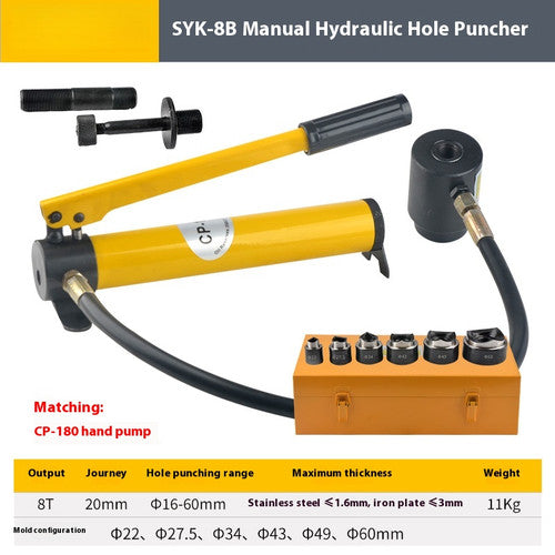 ya 26 8.1 SYK-8A Stainless Steel Hydraulic Hole Opener Drilling Machine with Moldsl