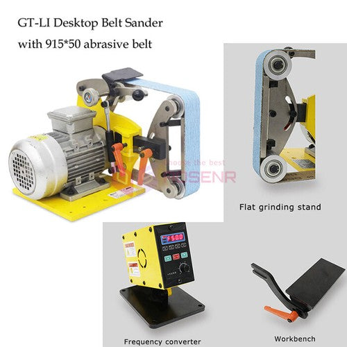 ya 26 7.28.2 220V Professio l Vertical Horizontal Belt Sander Abrasive Belt Sanding Machineg