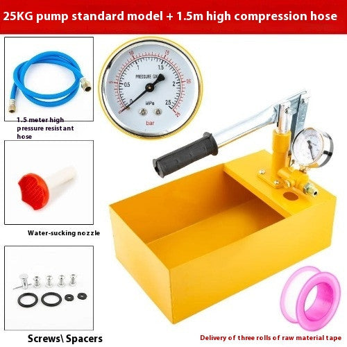 ya 26 8.1 Manual Pressure Test Pump Press PPR Aluminum Water Pressure Tester Test Pumpg