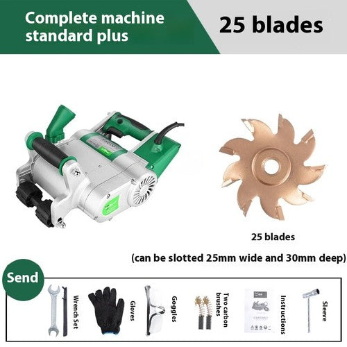 ya 26 8.1 220V Electric Wall Chaser Concrete Tile Cutter Notcher Groove Cutting Machinel
