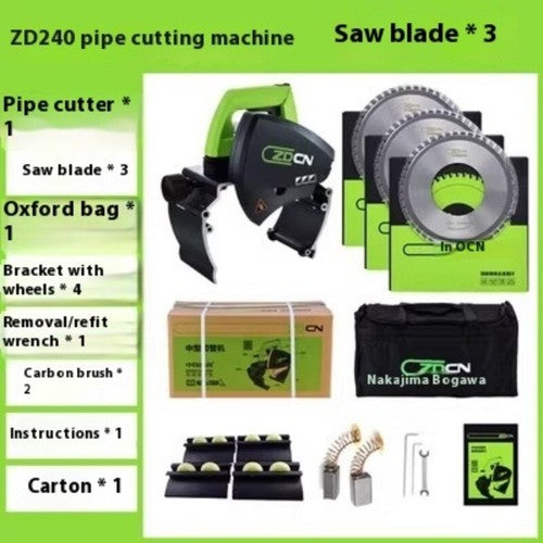 ya 26 7.28.2 220V Electric Tube Cutter Stainless Steel Pipe Cutting Machine Used Steelv