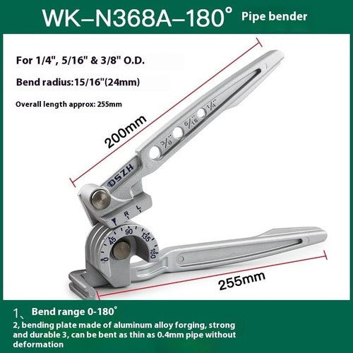 ya 26 7.28.3 Manual Pipe Bender, Size 6/8/10 Multi-purpose, Copper Pipe Aluminum Pipe Benderl