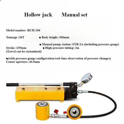 ya 26 7.28.3 Separate Hydraulic Jack Single-acting Hollow Jack Through The Core Manuallyl