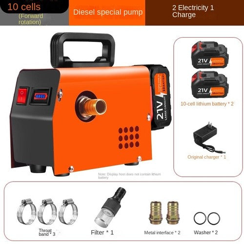 ya 26 8.1 Lithium Electric Pump Portable hargeable High Power Diesel Pump Oili