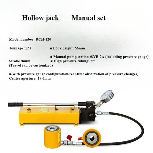 ya 26 7.28.3 Separate Hydraulic Jack Single-acting Hollow Jack Through The Core Manuallyh