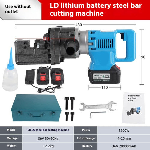 ya 26 7.28.2 RC-22 Electric Hydraulic Rebar Cutter Portable Steel Shears Tool Cutting Machineg