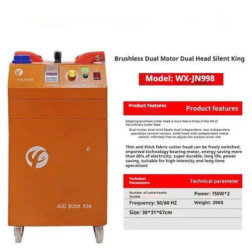 ya 26 7.28.2 Automatic Fur-waste Machine Single Head Double Double Motor Wire Cutting Machinec