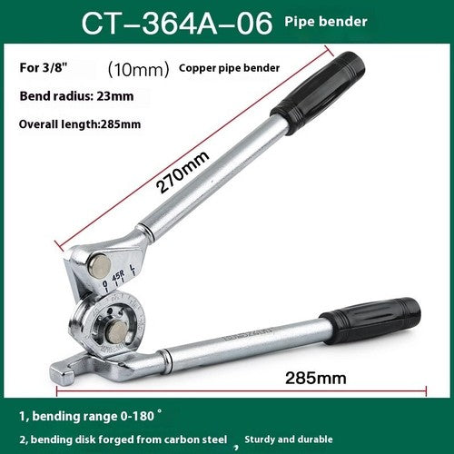 ya 26 7.28.3 Manual Pipe Bender, Size 6/8/10 Multi-purpose, Copper Pipe Aluminum Pipe Benderj
