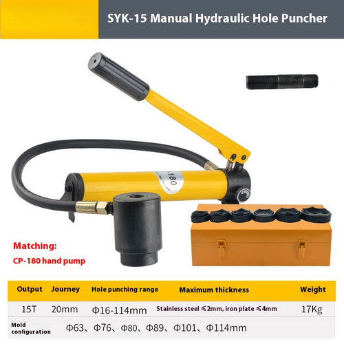 ya 26 8.1 SYK-8A Stainless Steel Hydraulic Hole Opener Drilling Machine with Moldsg