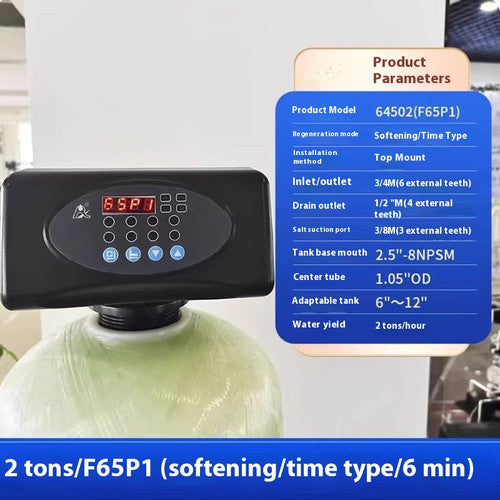ya 26 8.1 Automatic Water Softener Control Valve Time/flow Softening Valve 4 Tonsf