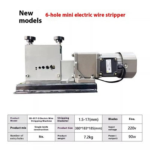 ya 26 8.1 Small Household Automatic Horizontal Fast Plumber Wire Stripping Machineg