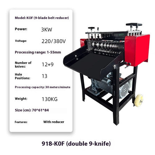 ya 26 8.1 Cable and Wire Stripping Machine Waste Copper Wire Peeling Automatic Wire Pullerx