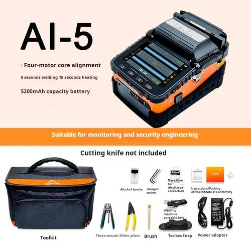 ya 26 8.1 Fiber Optic Fusion Splicer Fusion Fiber Machine High Pision Hot Melt Machinej