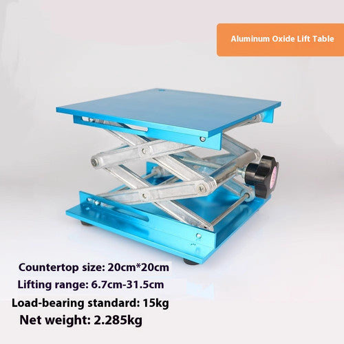 ya 26 7.28.2 Stainless Steel Aluminum Oxide Lift Table Leveler Small Manual Platform Lifterv