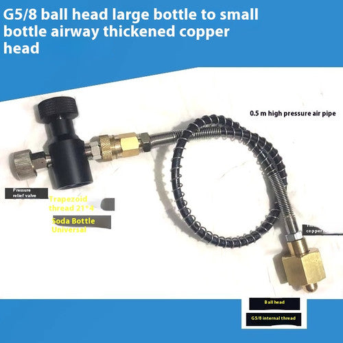ya 26 7.28.2 Air Valve Regulator Fill Station Disconnect Hose For PCP Air Tank Tooli