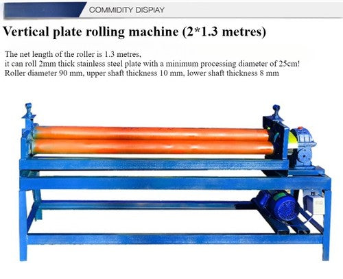 ya 26 8.1 Electric Plate Rolling Machine Teppan Plate Rolling Machine Pipe Rolling Machined