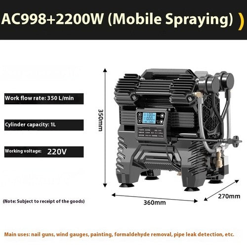 ya 26 8.1 Small Air Pump Variable equency Inverter Compressor Portable Oil-ee Mutel