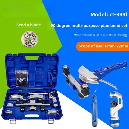 ya 26 7.28.3 5-12mm Manual Pipe Bender Air Conditioner Pipe Bender Pipe Bending Tool Kitc