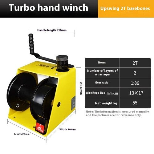 ya 26 7.28.3 Hand Winch Two-way Self-locking Small Portable Winch Automatic Brakinge