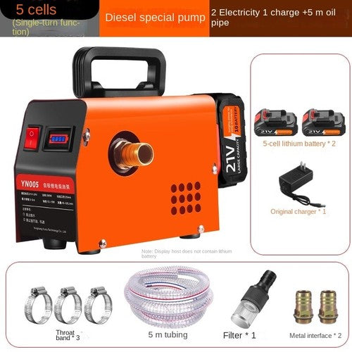 ya 26 8.1 Lithium Electric Pump Portable hargeable High Power Diesel Pump Oilb
