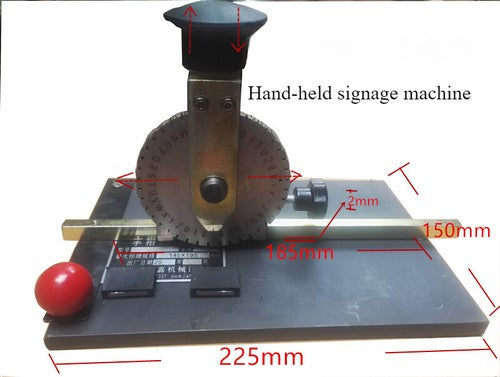 ya 26 7.28.3 Manual Marking Machine Metal Plate Printer Handheld Label Stamping Machineb