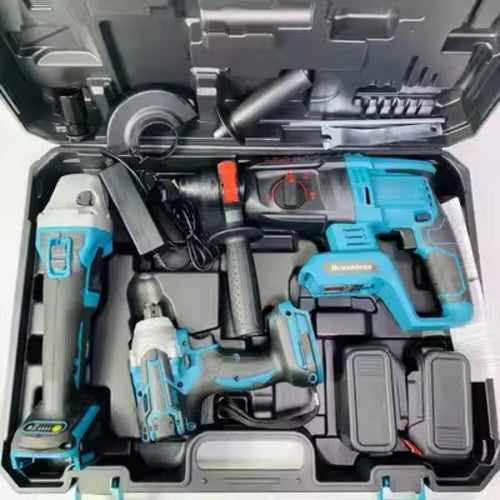 ya 26 8.1 Cordless Brushless Electric Drill Angle Grinder Wrenches Combi tionb