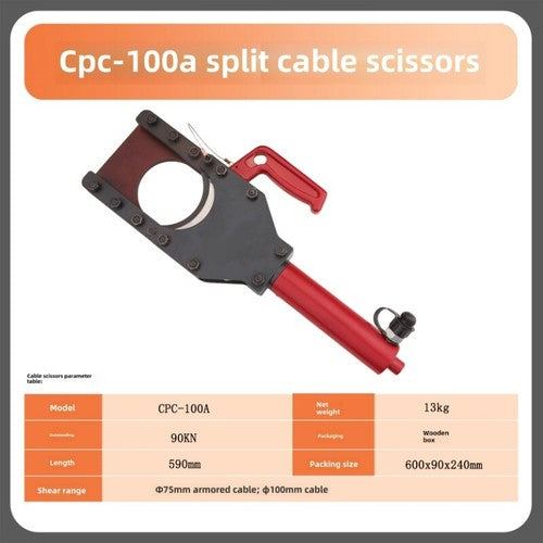 ya 26 8.1 CPC-100A Split Hydraulic Cable Cutter Cutting Copper Aluminum Core Cable100mmb
