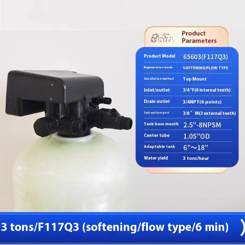 ya 26 8.1 Automatic Water Softener Control Valve Time/flow Softening Valve 4 Tonsd