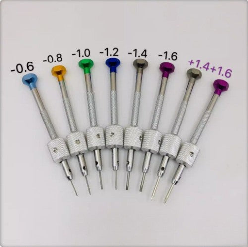ya 26 7.28.3 8 Piece Watch Screwdriver with Metal Base for Watch Repair Watch Screwdriverb