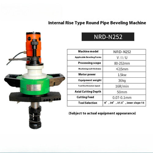 ya 26 8.1 Round Pipe Chamfering Machine Stainless Steel Pipe Edge Milling Machinef