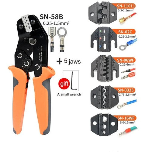 ya 26 7.28.2 Multi-function Crimping Pliers Interchangeable Mould Cold Press Pliersf