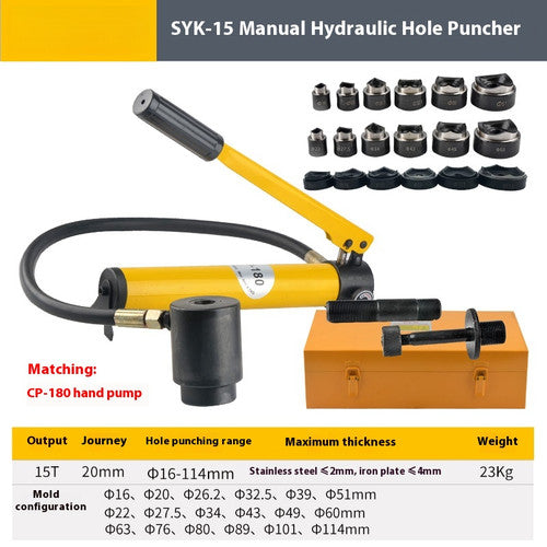 ya 26 8.1 SYK-8A Stainless Steel Hydraulic Hole Opener Drilling Machine with Moldsf