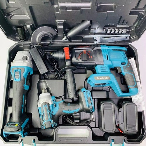 ya 26 8.1 Cordless Brushless Electric Drill Angle Grinder Wrenches Combi tionk
